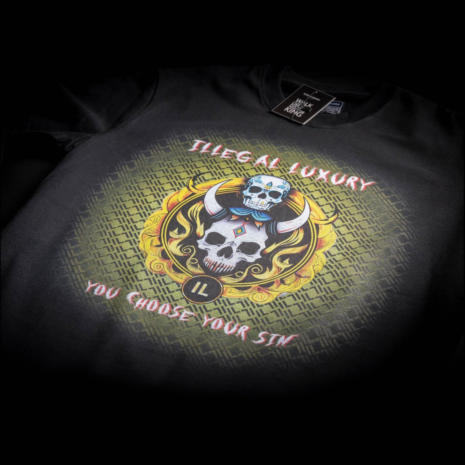 T-Shirt No.3 "Skull trophy" Limited Edition - ILLEGAL LUXURY
